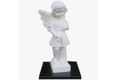 Купить Скульптура из мрамора S_15 Ангелок-девочка
